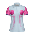 Watch Out This Girl Knows How To Handle Her Balls Bowling Short Sleeve Women Polo Shirt, Bowling Polo Shirt Design