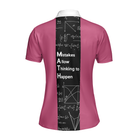 Mistakes Allow Thinking To Happen Math Short Sleeve Women Polo Shirt, Funny Teacher Shirt For Women