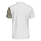 Be Skull And Goal Camouflage Polo Shirt, Your Hole Is My Goal Stripes Pattern Shirt, Camo Golf Shirt For Men