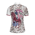 Just A Girl Who Loves Horses Short Sleeve Women Polo Shirt