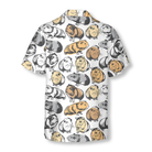 Guinea Pig Seamless Pattern Hawaiian Shirt