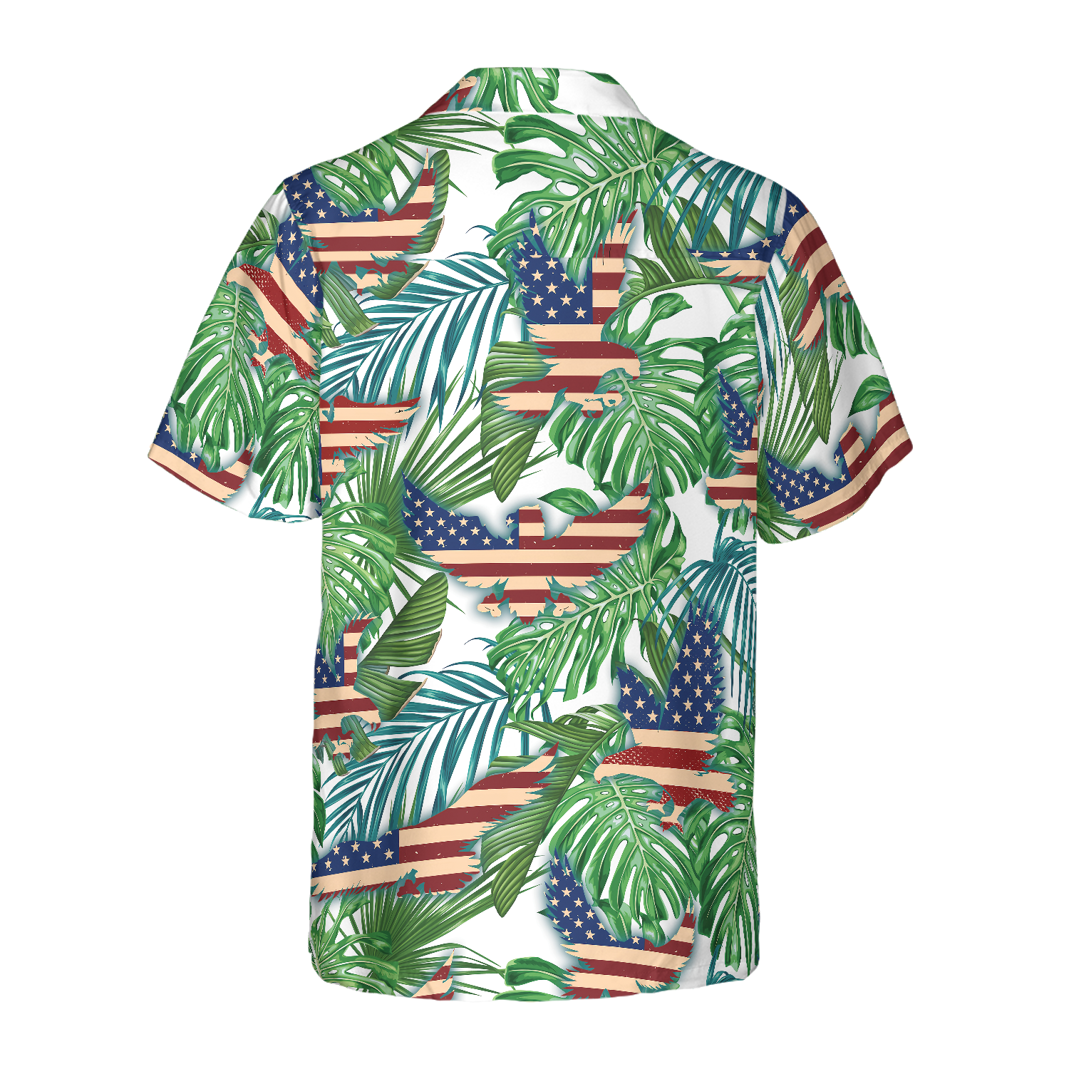 Tropical American Eagle Shirt For Men Hawaiian Shirt