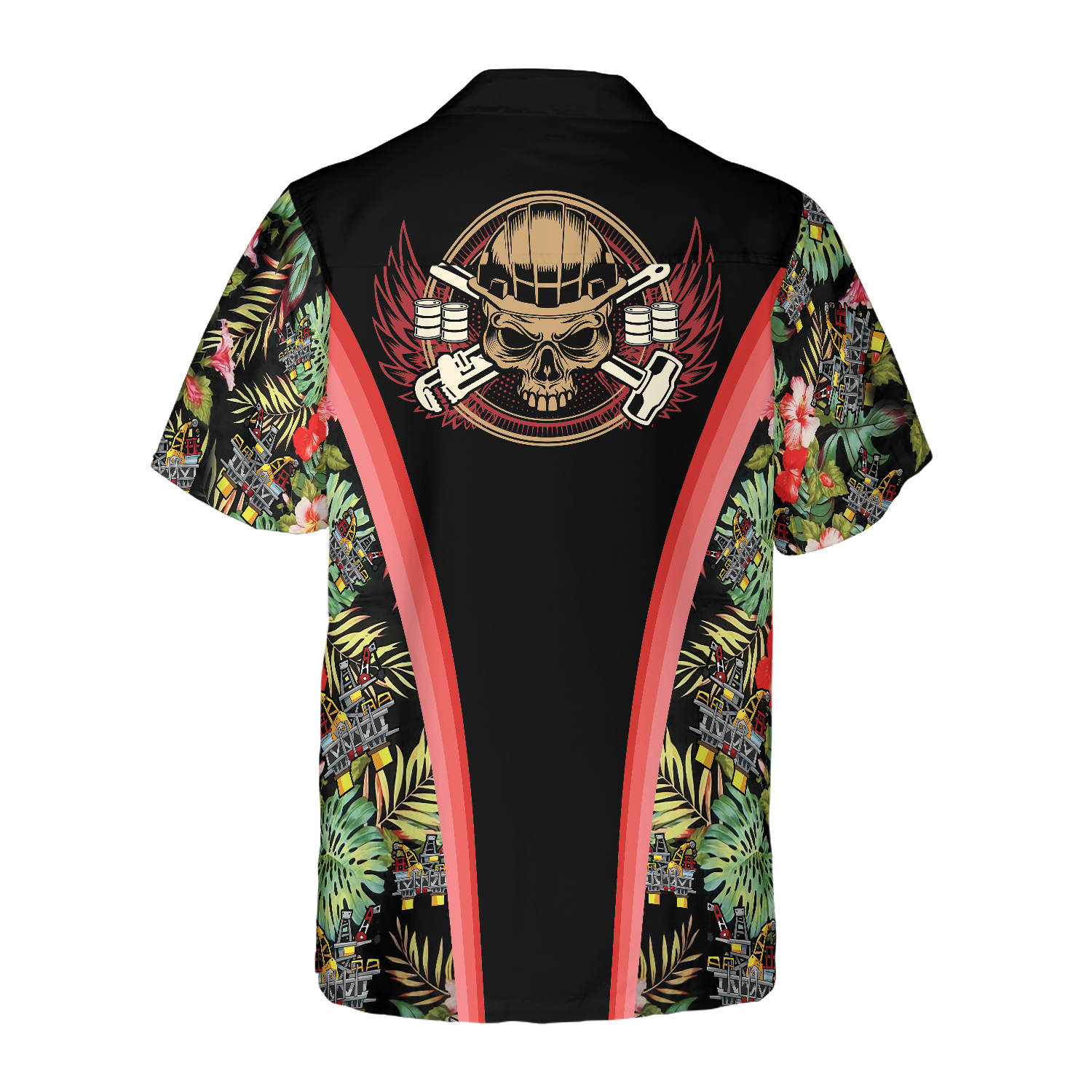 Oilfield Man Tropical Custom Hawaiian Shirt