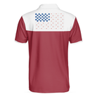 Bowling Skull Polo Shirt, American Flag Bowling Shirt For Men, Unique Bowling Apparel