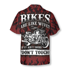 Don't Touch My Motorbike Hawaiian Shirt