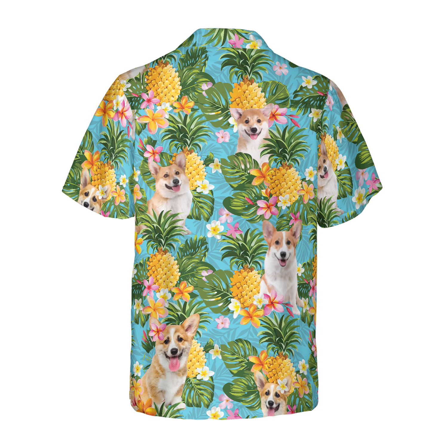 Pineapple Corgis Lover Hawaiian Shirt