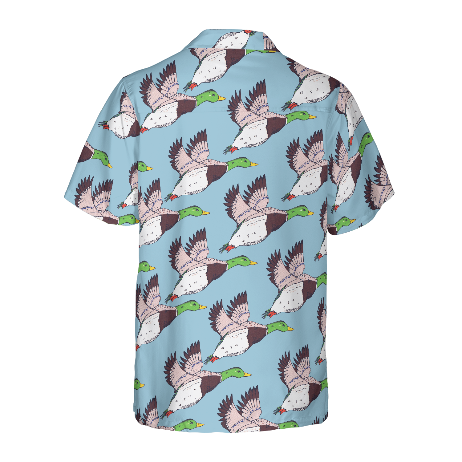 Flying Ducks Shirt For Men Hawaiian Shirt