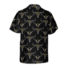 Longhorn Skull And Gun Hawaiian Shirt