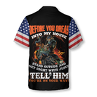 Gun And God Shirt For Men Hawaiian Shirt