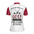 Golf With No Chance Of House Cleaning Or Cooking V2 Golf Short Sleeve Women Polo Shirt