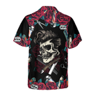Rose & The Barber Skull Hawaiian Shirt