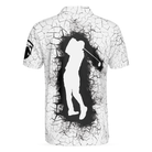 Golf Breaker Unique Design Golf Polo Shirt, Smart Golf Shirt For Men