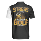 Stress Is Caused By Not Playing Golf Enough Polo Shirt, Best Argyle Pattern Golf Shirt For Men, Colorful Golf Shirt