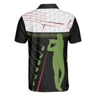 Golfer For Life Sporty And Elegant Design Golf Polo Shirt, Active Golf Shirt Design For Men, Best Golf Gift Idea