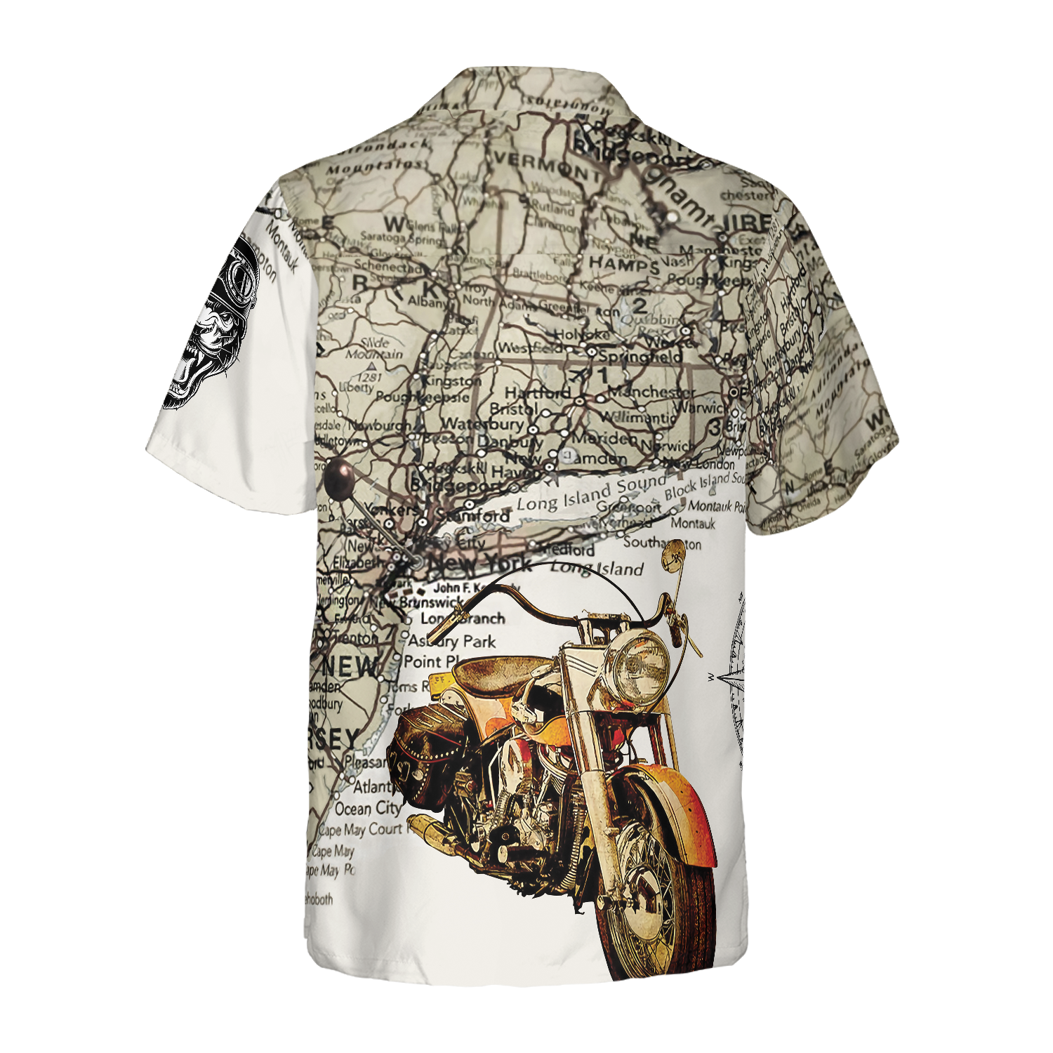 Trouble Makers Born To Ride Custom Hawaiian Shirt, Unique Motorcycle Shirts For Men And Women