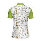 Golf Life In Green Short Sleeve Women Polo Shirt