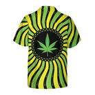 Magic Marijuana Leaf With Sacred Geometry Hawaiian Shirt