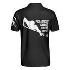 Skull Billiards Polo Shirt, Black And White Billiards Shirt For Billiards Lovers, Basic Shirt Design For Men