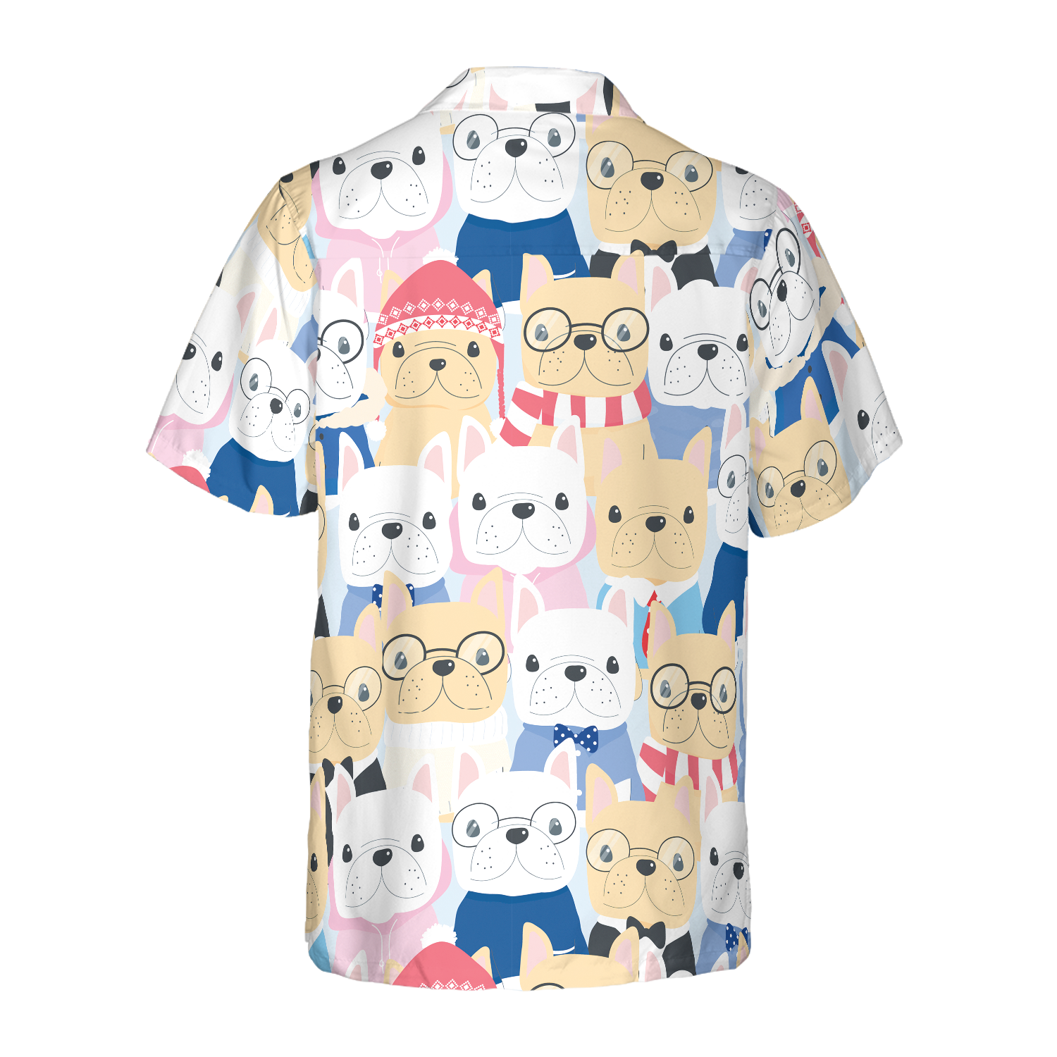 Funny French Bulldog Hawaiian Shirt