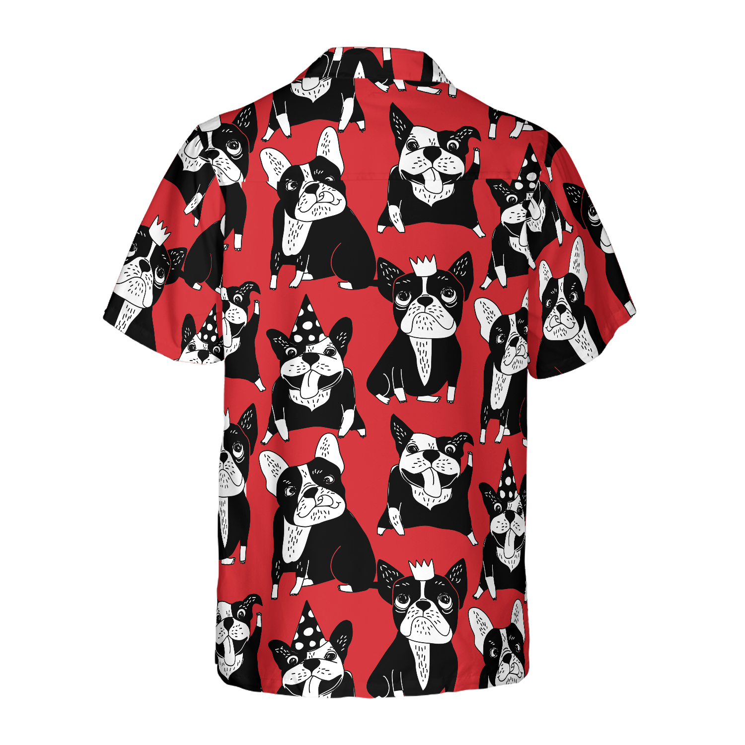 Funny Red French Bulldog Hawaiian Shirt