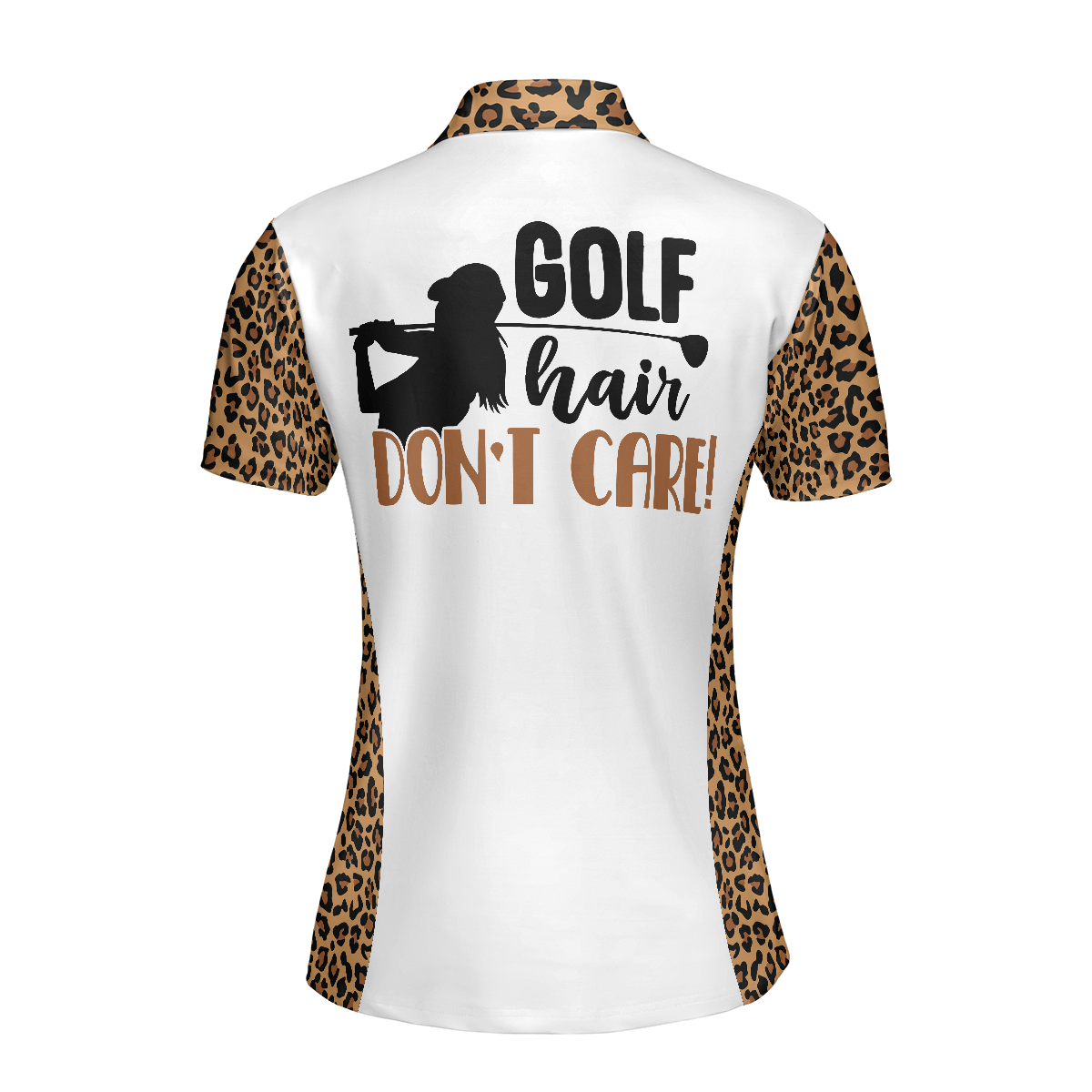 Golf Hair Don't Care Golf Short Sleeve Women Polo Shirt