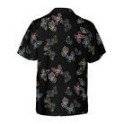 Paint Brush Butterflies Shirt For Men Paint Hawaiian Shirt