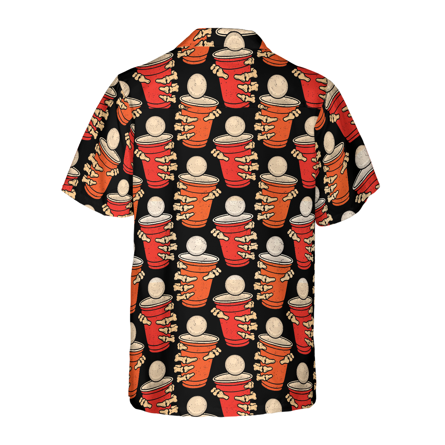 Beer Pong Halloween Party Hawaiian Shirt