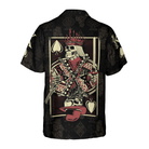Skull King Of Spades Card Hawaiian Shirt
