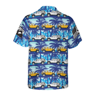 Tropical Blue Jeep Hawaiian Shirt