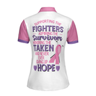 Supporting The Fighters Admiring The Survivors Short Sleeve Women Polo Shirt
