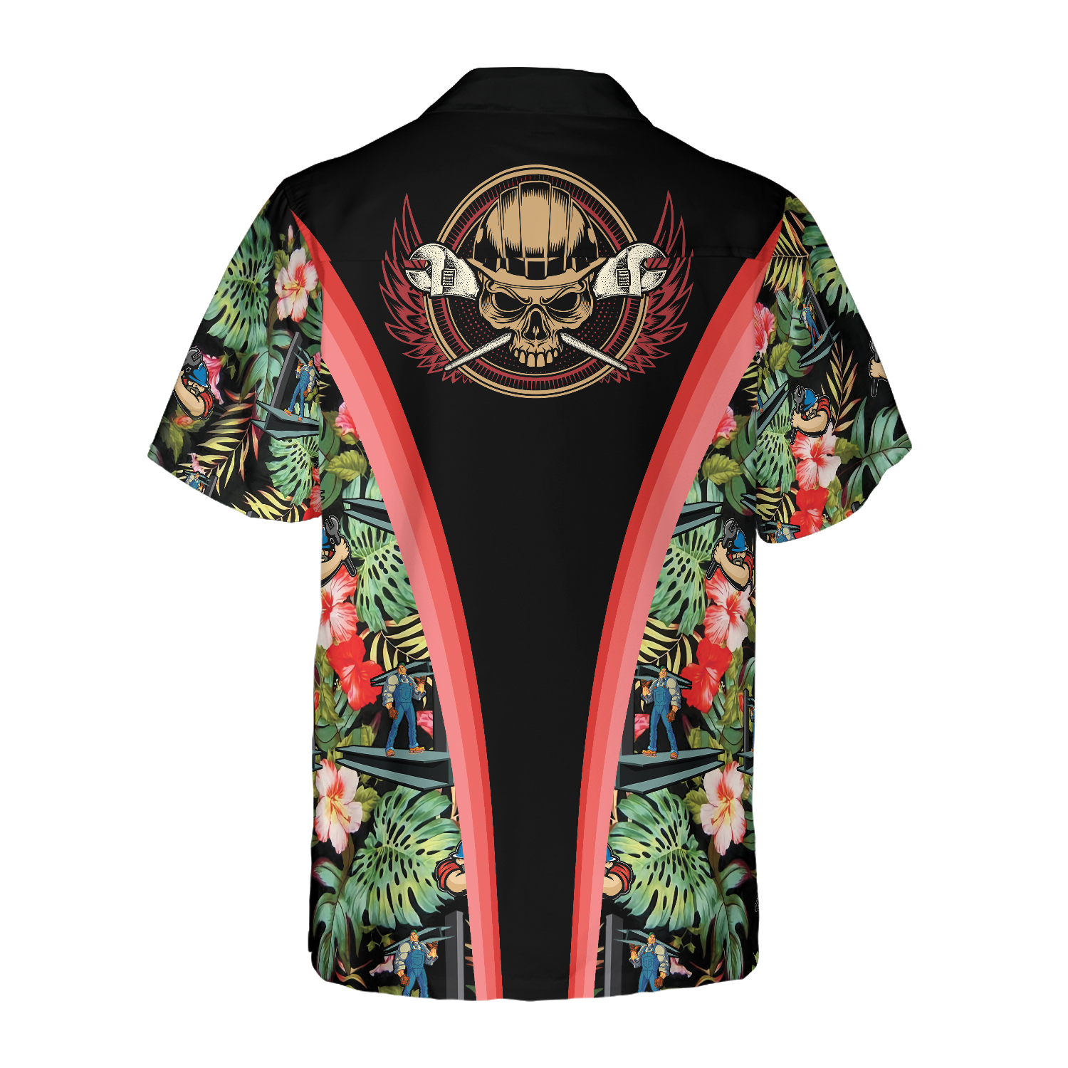 Ironworker Tropical Custom Hawaiian Shirt