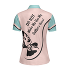 Do Not Make Me Use My Golfer's Voice Golf Short Sleeve Women Polo Shirt, Cool Golf Shirt For Ladies, Unique Female Golf Gift