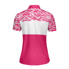 Plan For The Day Pink Golf Short Sleeve Women Polo Shirt