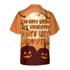Pitbull Has Been Ready For Halloween Since Last Halloween Hawaiian Shirt, Cool Halloween Shirt For Men And Women