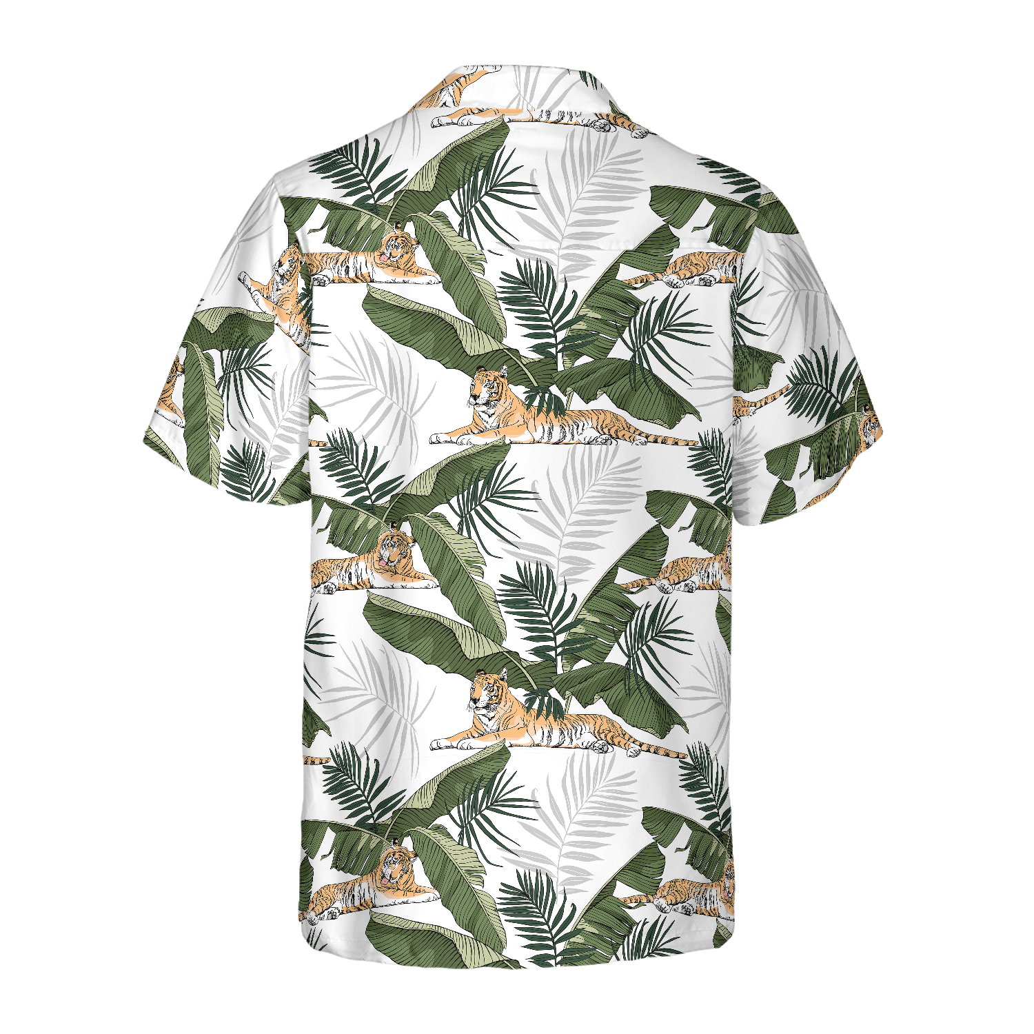 Tropical Tiger Hawaiian Shirt
