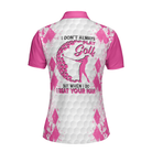 I Don't Always Play Golf Women Short Sleeve Polo Shirt, Pinky Golfing Shirt Female Golfer, Womens Golf Shirt