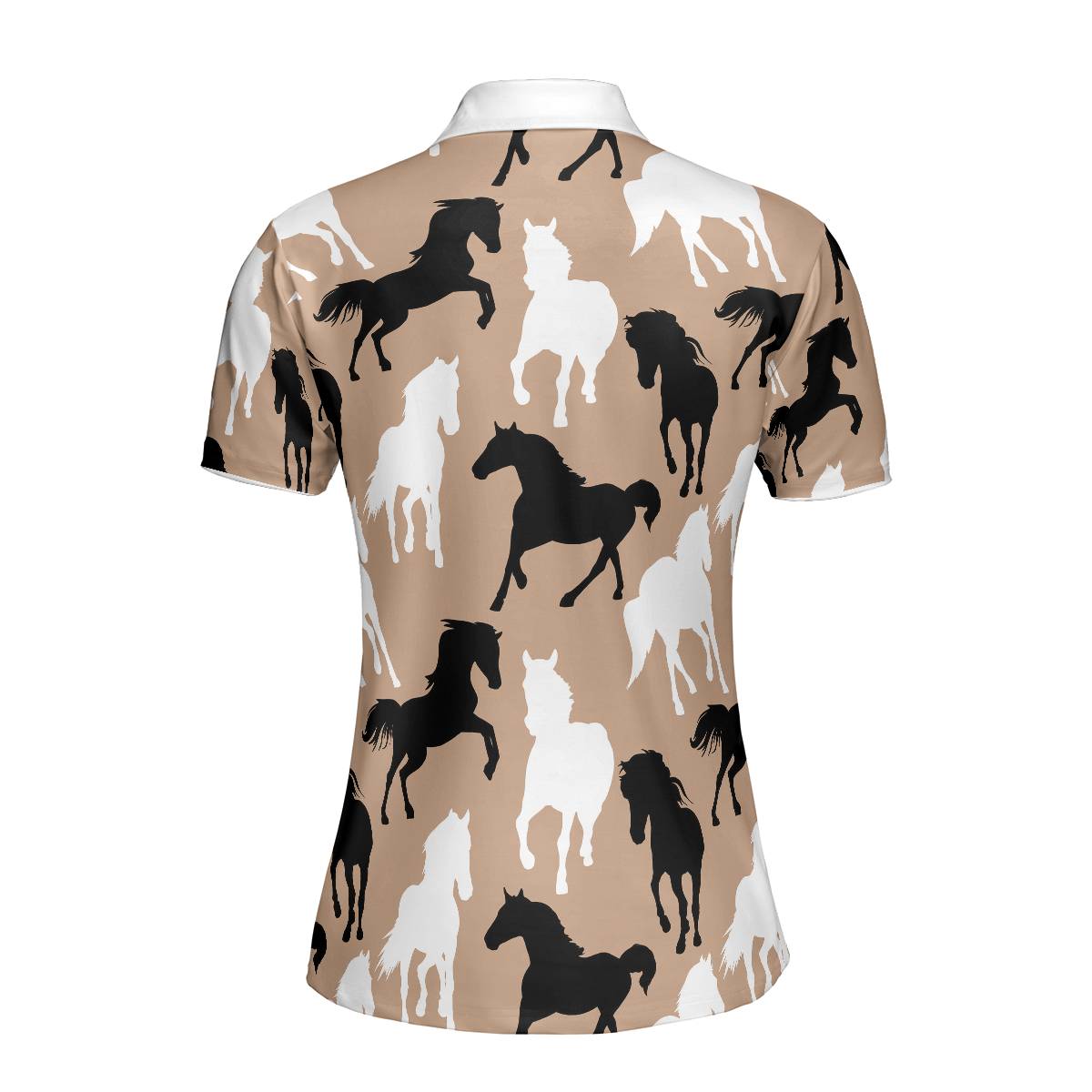 Horses Lover Shirt For Women Short Sleeve Women Polo Shirt
