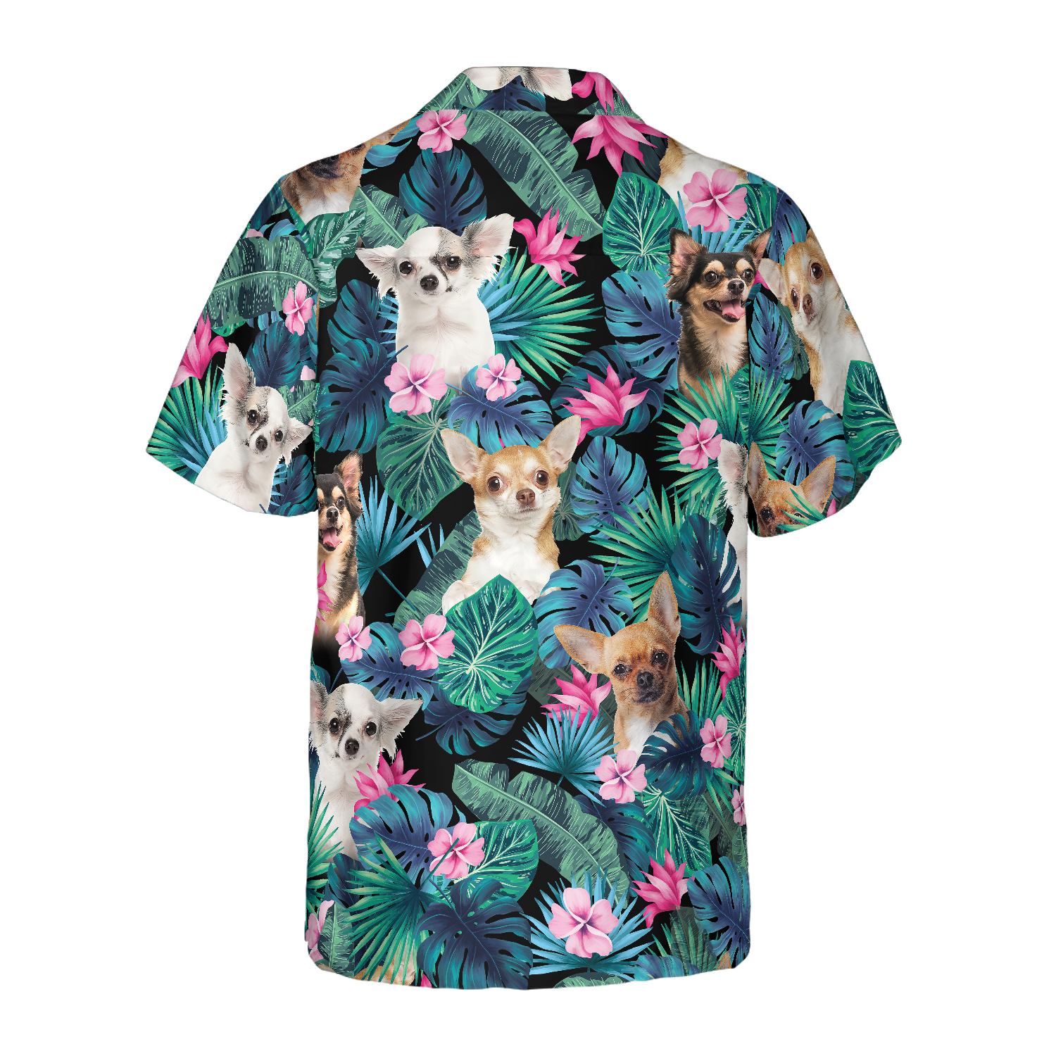 Tropical Chihuahua Dog Hawaiian Shirt