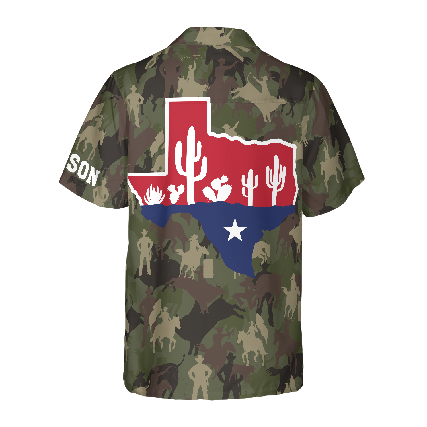Camouflage Texas Custom Hawaiian Shirt, Unique Texas Shirt For Texas Lovers