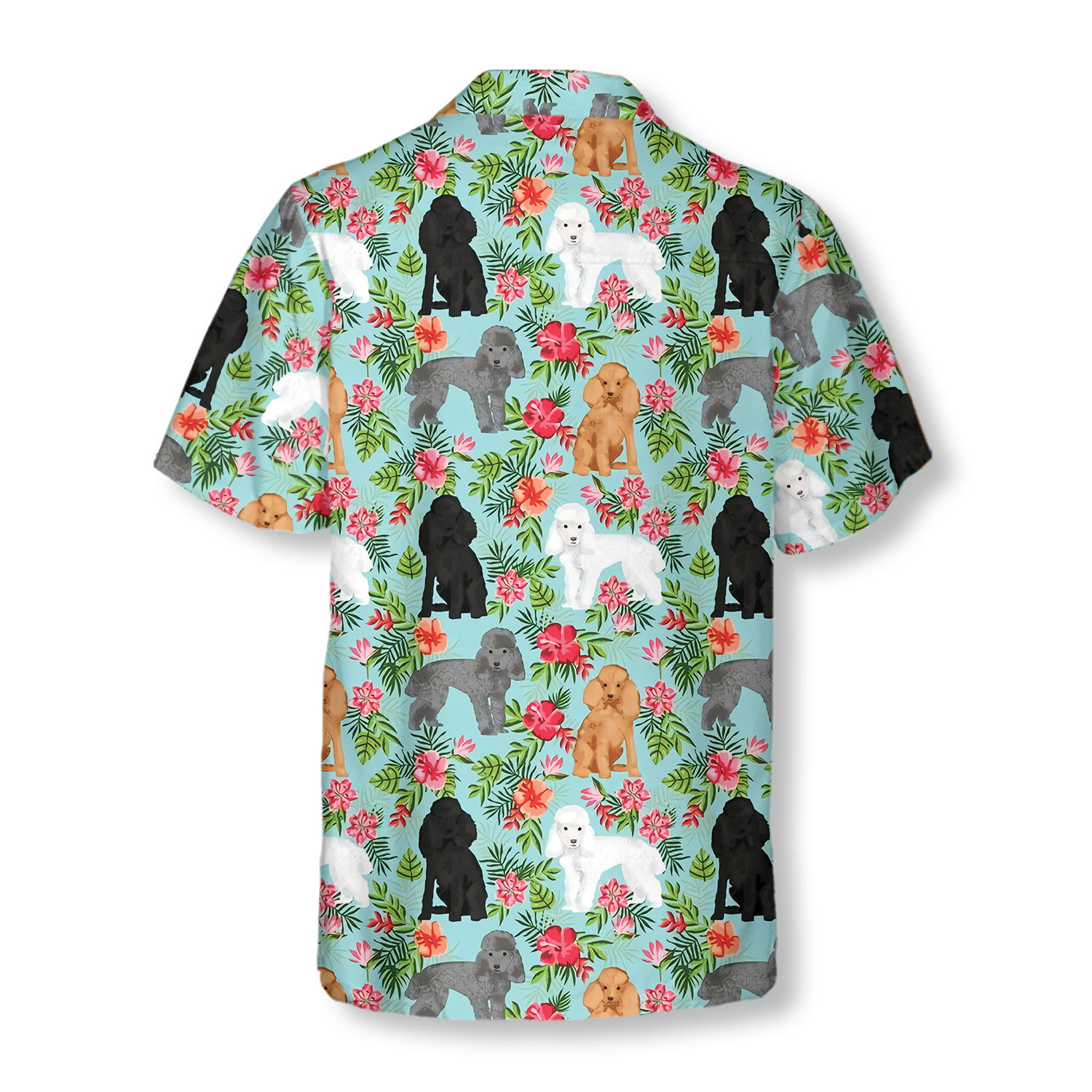 Hawaiian Poodle Shirt For Men Hawaiian Shirt