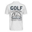 Golf Like Measles Should Be Caught Young Polo Shirt, Basic Golfing Shirt For Golfers, Crossed Golf Clubs Shirt