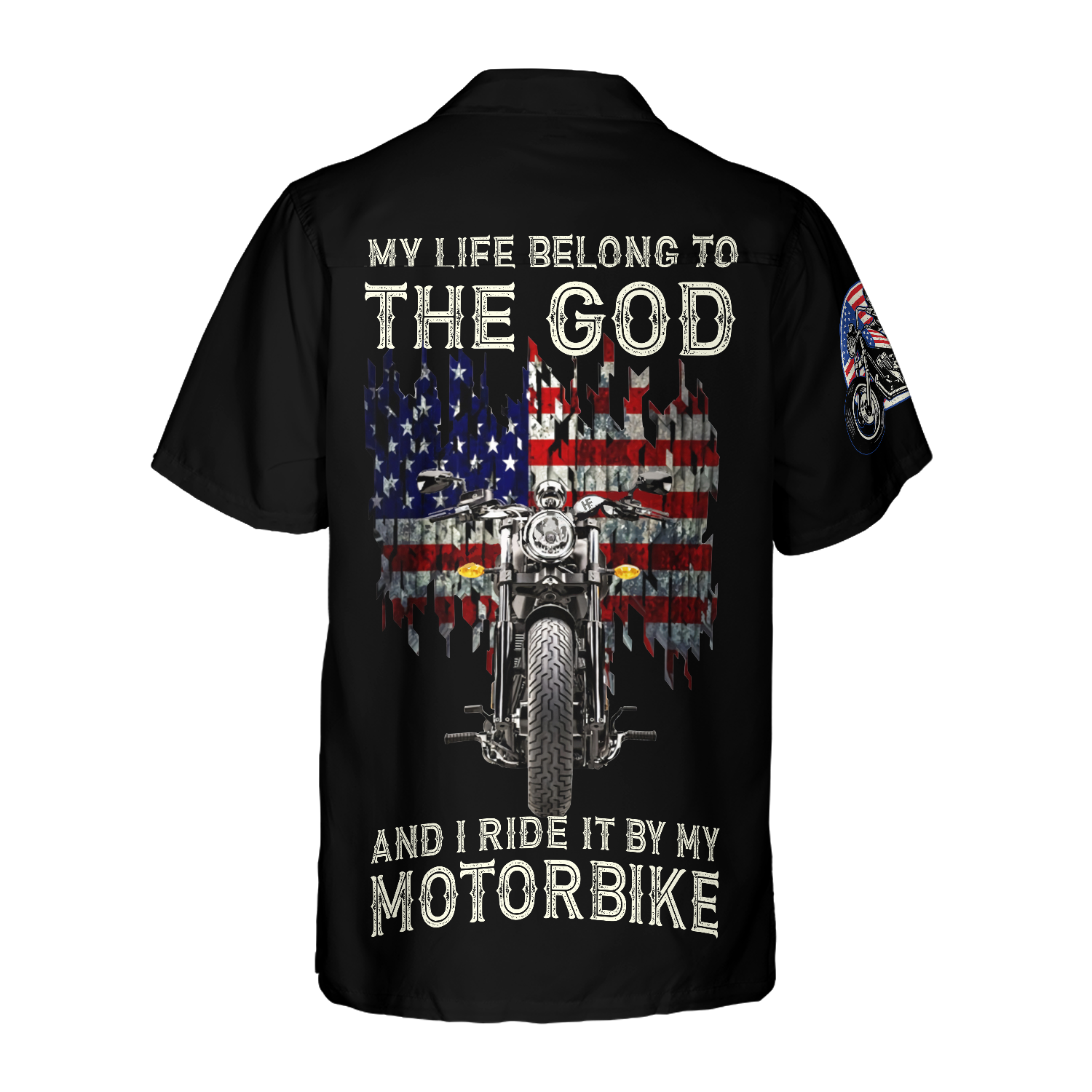 God Nation Born Free Hawaiian Shirt