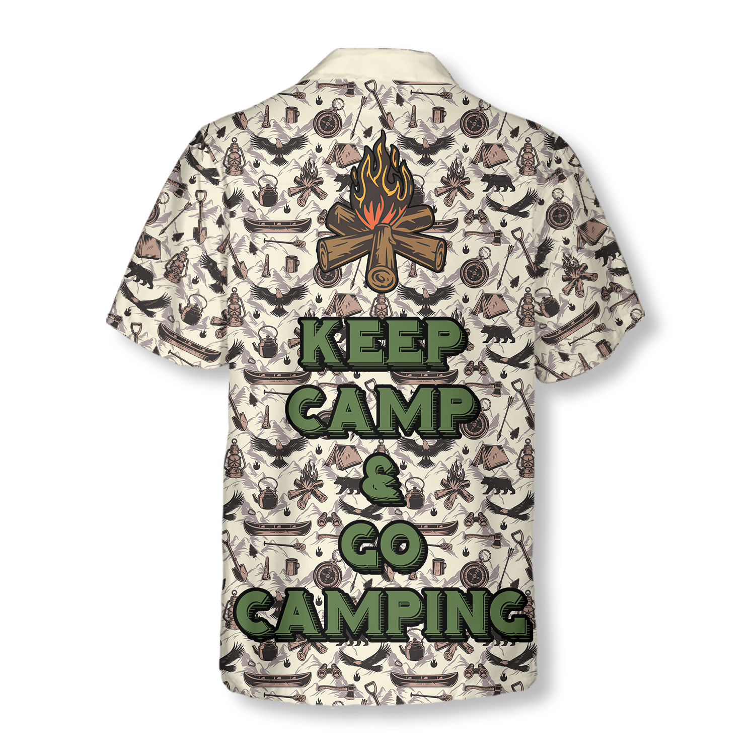 Keep Calm & Go Camping Hawaiian Shirt