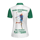 Real Grandmas Play Tennis Women Short Sleeve Polo Shirt, Cool Tennis Polo Style Shirt, Best Tennis Gift