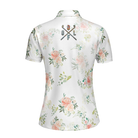 Golf Girl God Says You Are Short Sleeve Women Polo Shirt, Floral Golf Shirt For Ladies, Best Golf Gift For Women