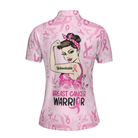 Unbreakable Breast Cancer Warrior Pink Breast Cancer Awareness Short Sleeve Women Polo Shirt