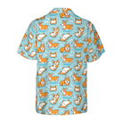 Corgis Life Shirt For Men Hawaiian Shirt
