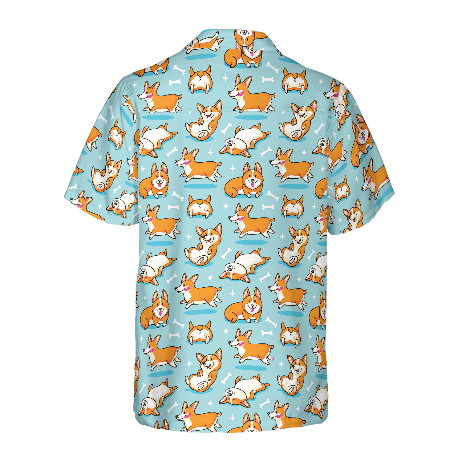 Corgis Life Shirt For Men Hawaiian Shirt