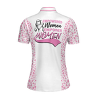 Empowered Women Empower Women Golf Pink Short Sleeve Women Polo Shirt, Golf Shirt For Ladies, Unique Female Golf Gift