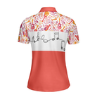 Music Teacher Music Beat Short Sleeve Women Polo Shirt